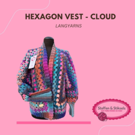 Hexagon Vest  - Cloud