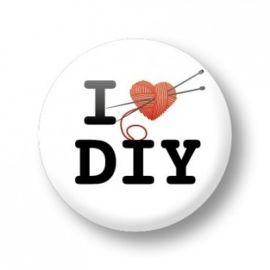 Button 'I love DIY'