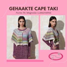 Gehaakte cape Taki - Punto no. 74