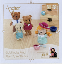 Goudlokje en de 3 beren - Anchor haakpakket