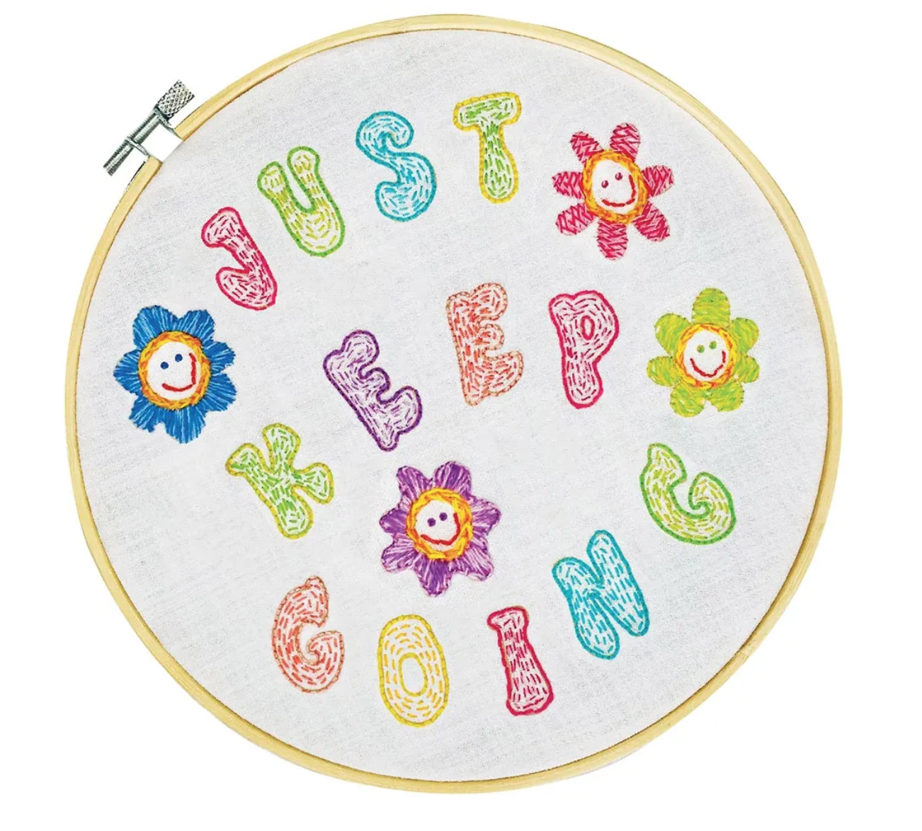Pony Easy stitch borduurkit Just keep going