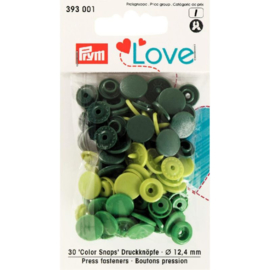 Prym Love Drukknopen 12,4 mm Groen (Colorsnaps) - 393.001