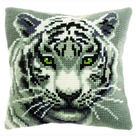 Kruissteekkussen Tijger 40x40 cm