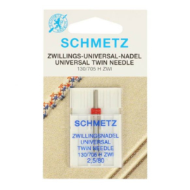 Schmetz Tweeling Universeel 2,5/80 Naaimachine naald
