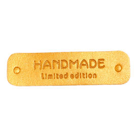 Label HANDMADE Limited Edition - Goud 3 stuks
