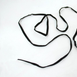 Mondkapjes elastiek latex vrij -  5mm zwart - 5 meter