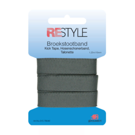 Restyle Broekstootband 15mm - Grijs no. 002