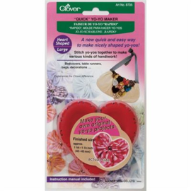 Quick Yo-Yo Maker Heart Large - Clover