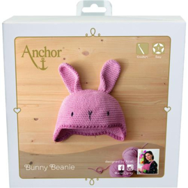 Haakpakket kindermuts / Beanie Bunny - Anchor