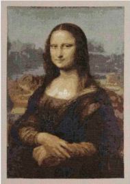 DMC Kruissteek kit Mona Lisa - Museum Collectie