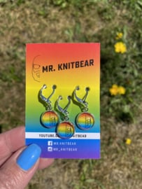 Mr. Knitbear stekenmarkeerders - Set van 3
