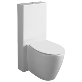 LFT004 Simas LFT Spazio toiletzitting soft close, wit