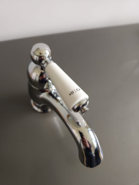 Klassieke een hendel wastafel mengkraan MB2107  met klik afvoer, chroom