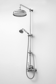 Klassieke thermostatische douchekraan set MB8201 Colonial met 20cm douchekop, chroom
