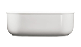 klassiek vrijstaand bad KSB0044 met overloop, wit acryl