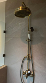 Klassieke thermostatische douchekraan set MB8201BR Colonial met 20cm douchekop, brons