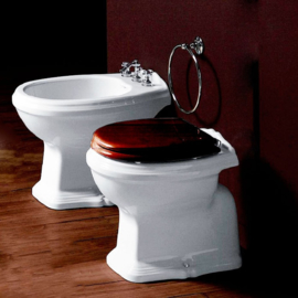 KSTA0009 Losse klassieke toiletpot AO achter onder aansluiting