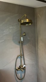 Klassieke thermostatische douchekraan set MB8201BR Colonial met 20cm douchekop, brons