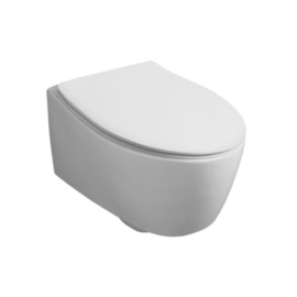 LFT004 Simas LFT Spazio toiletzitting soft close, wit