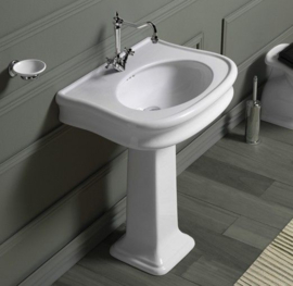 Landelijk toilet AO met hooghangende stortbak model SLA0106,