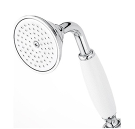 Klassieke handdouche KSK152, voor bad- en douchekranen, keramisch handvat, chroom