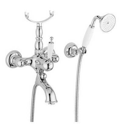 KKSOX6-335 klassieke thermostatische douchekraan met glijstang set chroom