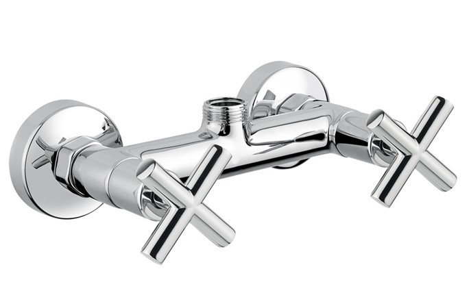 Klassieke glijstang set KSG033chroom met slang en klassieke handdouche ( B.2.2 )