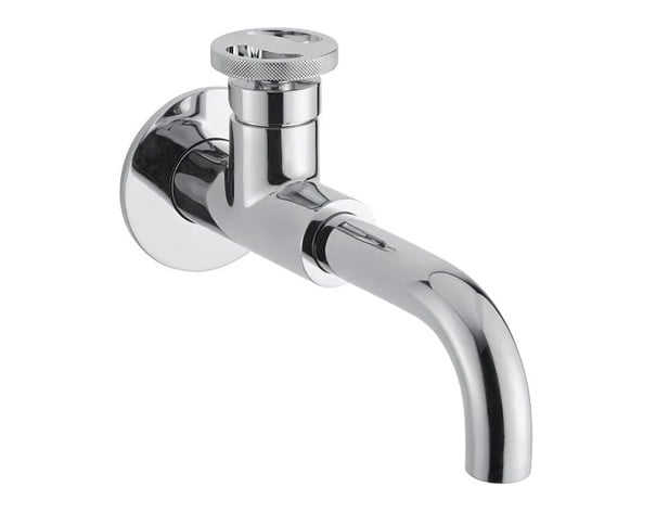 retro industriële wastafelmengkraan inbouw MB4506 van de 1950 serie, uitloop 20cm, chroom