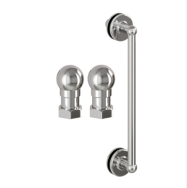 Klassieke douchedeur 85-89cm KSDD0012, chroom