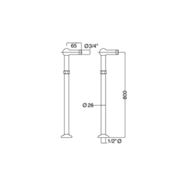 VPS002 Vrijstaande potenset tbv HOT0028 serie