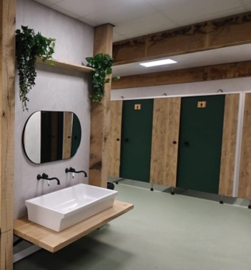 Klassieke wastafels ; wastafels met zuil - metalen poten