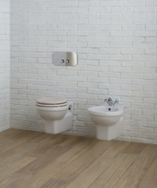 Klassiek wandtoilet KSBP926, wit, ook leverbaar in kleur