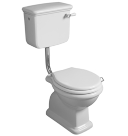 SLA0128b Landelijke toilet inclusief laaghangende stortbak, AO