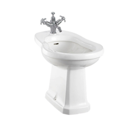 Klassiek staand bidet Burlington P4, wit