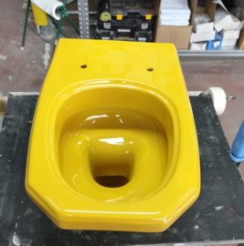 Klassiek wandtoilet 1920 retro model,wit