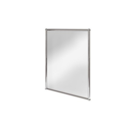 SP09 klassieke rechthoekige spiegel met frame, chrome