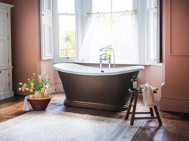 klassiek vrijstaand Bateau bad 166x75cm, wit. veel kleur opties