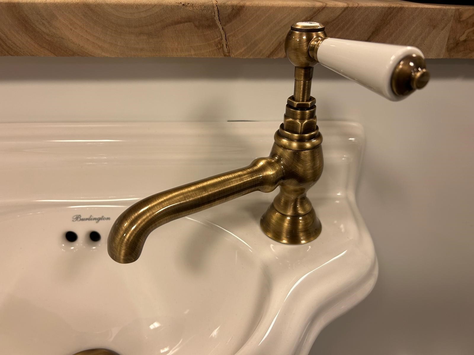 Klassieke fonteinkraan MB1914C met verlengde uitloop 14cm , chroom