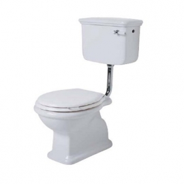 SLA0228b Landelijke toilet inclusief laaghangend reservoir, PK