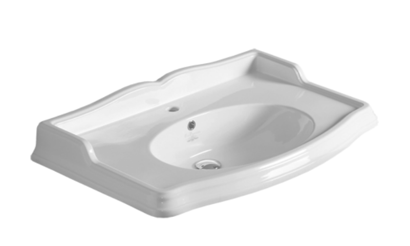 Klassiek meubel 90cm met schuifladen ARM2, wit