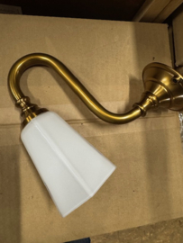 klassieke badkamer wandlamp  MB24 met rechte arm, chroom