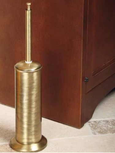 Klassieke toiletborstelhouder brons KMA826, staand model