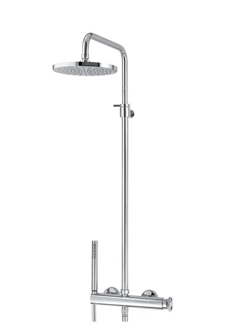 Retro douchemengkraan set MB4542 met 20cm douchekop en handdouche in het chroom