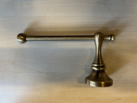 LA007 Glans zwarte Lante toiletzzitingen met bronzen scharnieren en soft close
