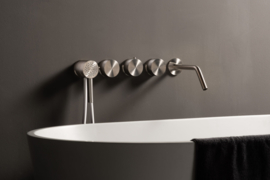 vrijstaand roestvaststalen bad van 3.16L