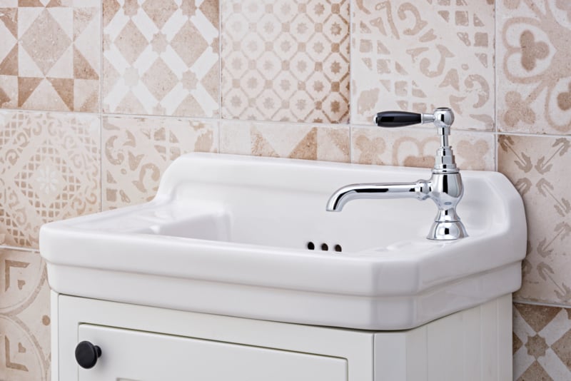 Klassieke fonteinkraan MB1814C met 14cm uitlooop  ( A.2.2 )