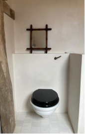 klassieke glans zwarte zitting voor Kenny & Mason toiletten