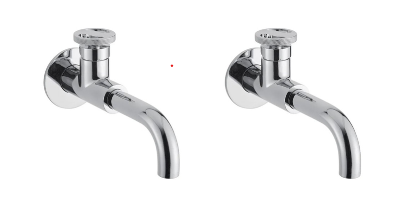 Industriële verhoogde wastafelkraan MB4513 van de 1950 serie met klik afvoer, chroom