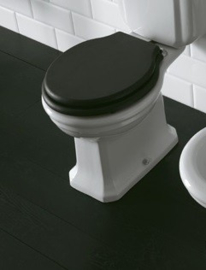 Globo Paestum toiletzitting wit, zwart of hout