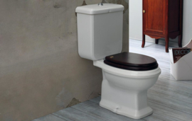 KSTA0002 Klassiek Duoblok toilet, muuruitlaat PK